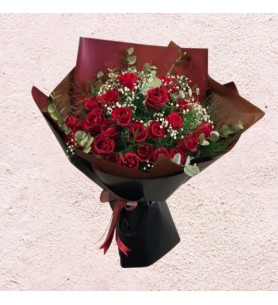 Bouquet of 29 Red Roses