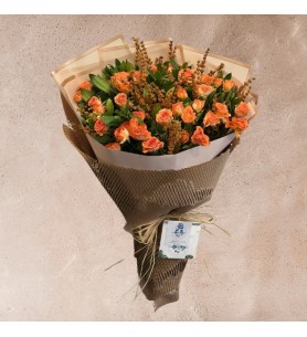 Mini Orange Roses