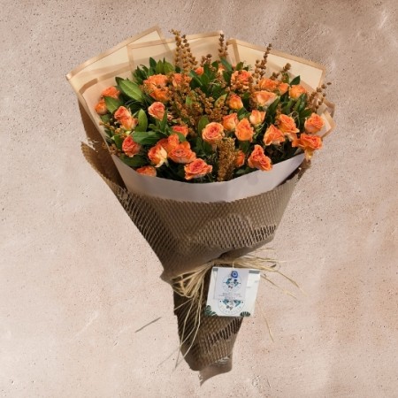 Mini Orange Roses