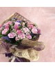 Bouquet of 21 Pink and Lilac Roses