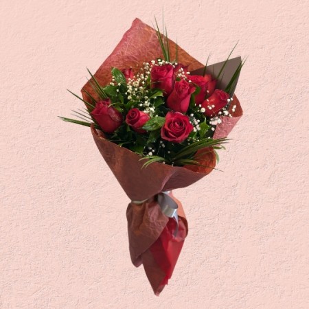 Bouquet of 9 Red Roses